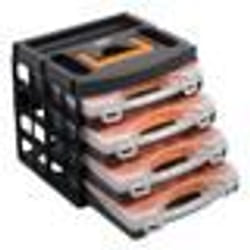 Set de coffrets de rangement à séparations variables Alutec 56100 (L x l x H) 322 x 279 x 297 mm