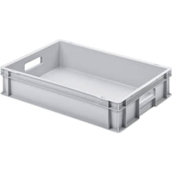 75030 Bac en plastique fermé (l x h x p) 600 x 120 x 400 mm gris 1 pc(s) - Alutec