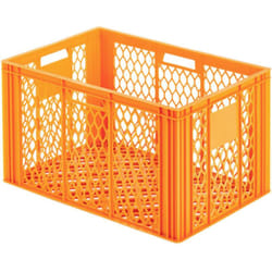 Alutec 75092 Bac en plastique convient pour contact alimentaire (l x H x P) 600 x 350 x 400 mm orange 1 pc(s)