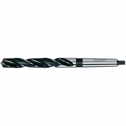 Mèche HSS DIN 345 avec tige conique Angle supérieur 118°. Trempé à la vapeur et poli à l’extérieur. Pour une utilisation géné ...