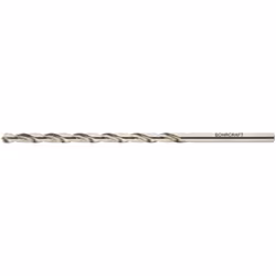 HSS-G DIN 340 Forets hélicoïdaux rectifiés - Série Extra Long Angle supérieur 118°. Avec section selon DIN 1412 Forme C. Pour ...