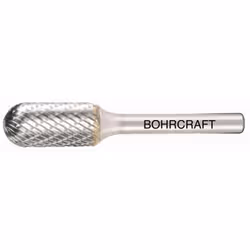 Fraise rotative ronde en carbure en forme de C (WRC) Fraise cylindrique HM modèle C à tête ronde, avec denture transversale p ...