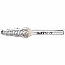 Fraise rotative en carbure en forme de L (KEL) ronde conique Fraise HM modèle L de forme conique à tête ronde, avec dents tra ...