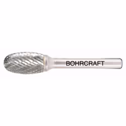 Fraise rotative en carbure de forme E (TRE) Drop Fraise HM modèle E en forme de goutte d’eau, avec denture transversale pour  ...