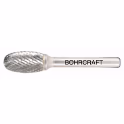 Fraise rotative en carbure de forme E (TRE) Drop Fraise HM modèle E en forme de goutte d’eau, avec denture transversale pour  ...