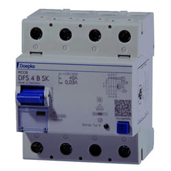Doepke 09134998 coupe-circuits Disjoncteur différentiel Type B 4