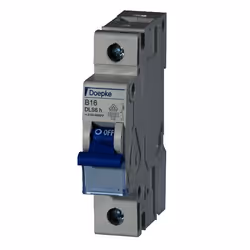 Doepke 09914023, Disjoncteur miniature, Type B, 6000 A, IP20, 250 - 400 V