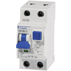 Doepke - 09932104 Interrupteur différentiel/Disjoncteur de protection 1 pôle 16 a 0.03 a 230 v