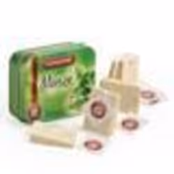 Erzi 19062 - COMMUTATEUR KVM - Pretend Play en bois épicerie Merchandize Thé en vrac dans une boîte métallique à partir de Teekanne