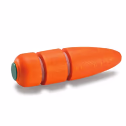 Erzi 19378 - COMMUTATEUR KVM - en Bois Play Food Pretend Play épicerie Carotte pour Couper