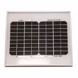 Panneau solaire 5 watts vendu avec son support pour poste de clôture.