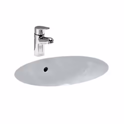 Lavabo encastré Birova dimensions : 530 x 405 x 200 mm dimensions de la cuve : 490 x 355 mm matériau : céramique sanitaire, b ...