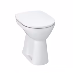 Laufen Pro 1 x WC au sol au sol Chasse deau plate pour 6-/3 litres type de sortie : verticale avec bord de rinçage ouvert Dim ...