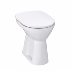 Laufen Pro 1 x WC au sol au sol Chasse deau plate pour 6-/3 litres type de sortie : verticale avec bord de rinçage ouvert Dim ...
