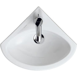 Laufen - pro b lave-mains d'angle, 1 trou de robinetterie, avec
