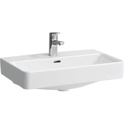 LAUFEN PRO S Compact lavabo à poser, 1 trou pour robinet, avec
