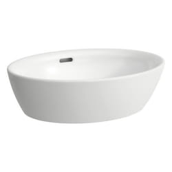 Laufen - Pro Vasque à poser 52x39cm sans trou pour robinetterie avec trop-plein Blanc (H8129640001091)