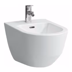 Bidet suspendu avec un trou pour robinetterie, avec trop-plein largeur : 530 mm profondeur : 360 mm hauteur : 335 mm matériau ...