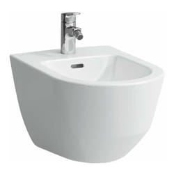 Laufen - Pro - Bidet suspendu, 530x360 mm, 1 trou pour robinetterie, blanc H8309520003021