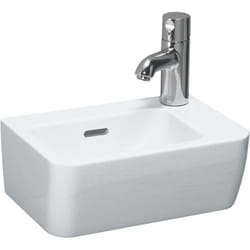 Laufen - pro a lave-mains, 1 trou de robinetterie à droite, avec