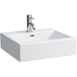 Laufen - Living City lavabo à poser, 1 trou pour robinetterie au