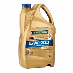 Huile moteur; RAVENOL; HDS; 5W-30 4; pour TOYOTA, RENAULT, LEXUS, NISSAN, MITSUBISHI