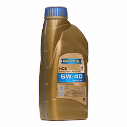 Ravenol HCS 5W-40 1I Huile moteur 1112105-001-01-999 VOLKSWAGEN: Golf 4, Golf 7, Polo V 3/5 portes, RENAULT: CLIO 3, CLIO 2, Clio 4, BMW: 3 Berline