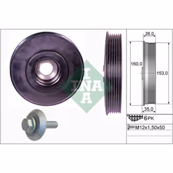 Jeu de poulies damper INA 544 0079 20