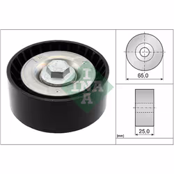 Galet enrouleur de courroie d'accessoire INA 532 0855 10