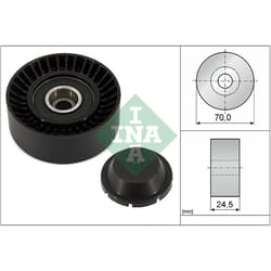 Galet enrouleur de courroie d'accessoire INA 532 0552 10