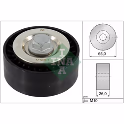 Galet enrouleur de courroie d'accessoire INA 532 0896 10