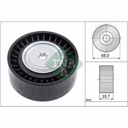 Galet enrouleur de courroie d'accessoire INA 532 0907 10