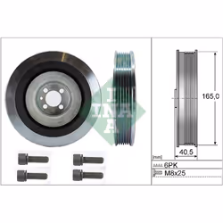 Jeu de poulies damper INA 544 0080 20