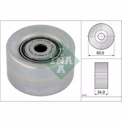 Galet enrouleur de courroie d'accessoire INA 532 0921 10