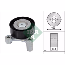 Galet enrouleur de courroie d'accessoire INA 532 1002 10