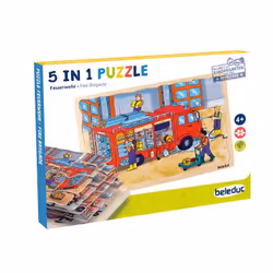Beleduc Fire Brigade, 58 pièce(s), Enfants, 4 an(s)