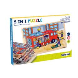 Beleduc Fire Brigade Jeu de puzzle 58 pièce(s) Enfants