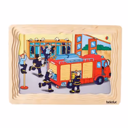 Beleduc Fire Brigade Jeu de puzzle 58 pièce(s) Enfants