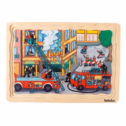 Beleduc Fire Brigade Jeu de puzzle 58 pièce(s) Enfants