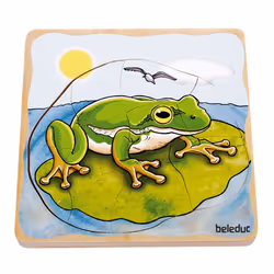 Beleduc Frog, 28 pièce(s), Animaux, 4 an(s)