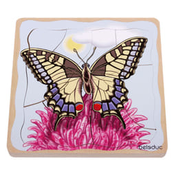 Beleduc Butterfly Puzzle en cubes 28 pièce(s) Animaux