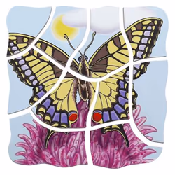 Beleduc Butterfly Puzzle en cubes 28 pièce(s) Animaux