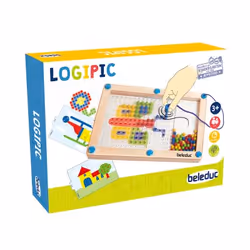 Beleduc LogiPic, 3 an(s), Garçon/Fille, Enfant, Panneaux MDF, Contre-plaqué, Plastique, Multicolore, 320 mm