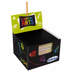 Beleduc 53050, Carte à gratter pour enfants, 4 an(s), Bambou, Papier, Noir
