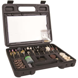 Scheppach - Lot de 100 accessoires avec étui en bois - Kit d'accessoires pour meuleuse HG34 - 7903100703