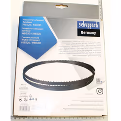 Scheppach ruban de scie | 1400 x 6,4 x 0,35 mm | 6 dents par pouce | Convient pour la scie à ruban HBS30 | Ruban de rechange. ...