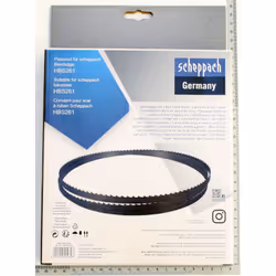 Scheppach ruban de scie | 1790 x 10 x 0,35 mm | 6 dents par pouce | Convient pour la scie à ruban HBS261 | Ruban de rechange. ...