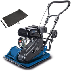 Plaque vibrante thermique HP1400S – Compacteur 2 cv – Pression de compactage 13 kN – Profondeur 25 cm – Kit complet incluant un tapis en caoutchouc