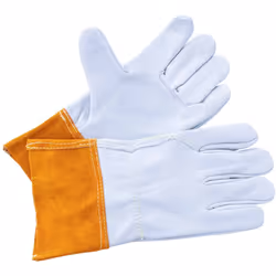 Les gants pour poste à souder de Scheppach sont parfaits pour vous protéger de la chaleur et des brûlures et continuer à trav ...
