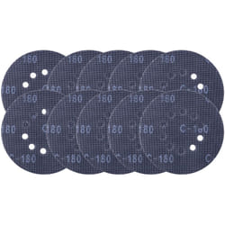 Scheppach - Lot de 10 disques abrasifs - Diamètre 225 mm - Grain 80 et 180 - Compatibles avec les ponceuses DS200, DS920, DS930